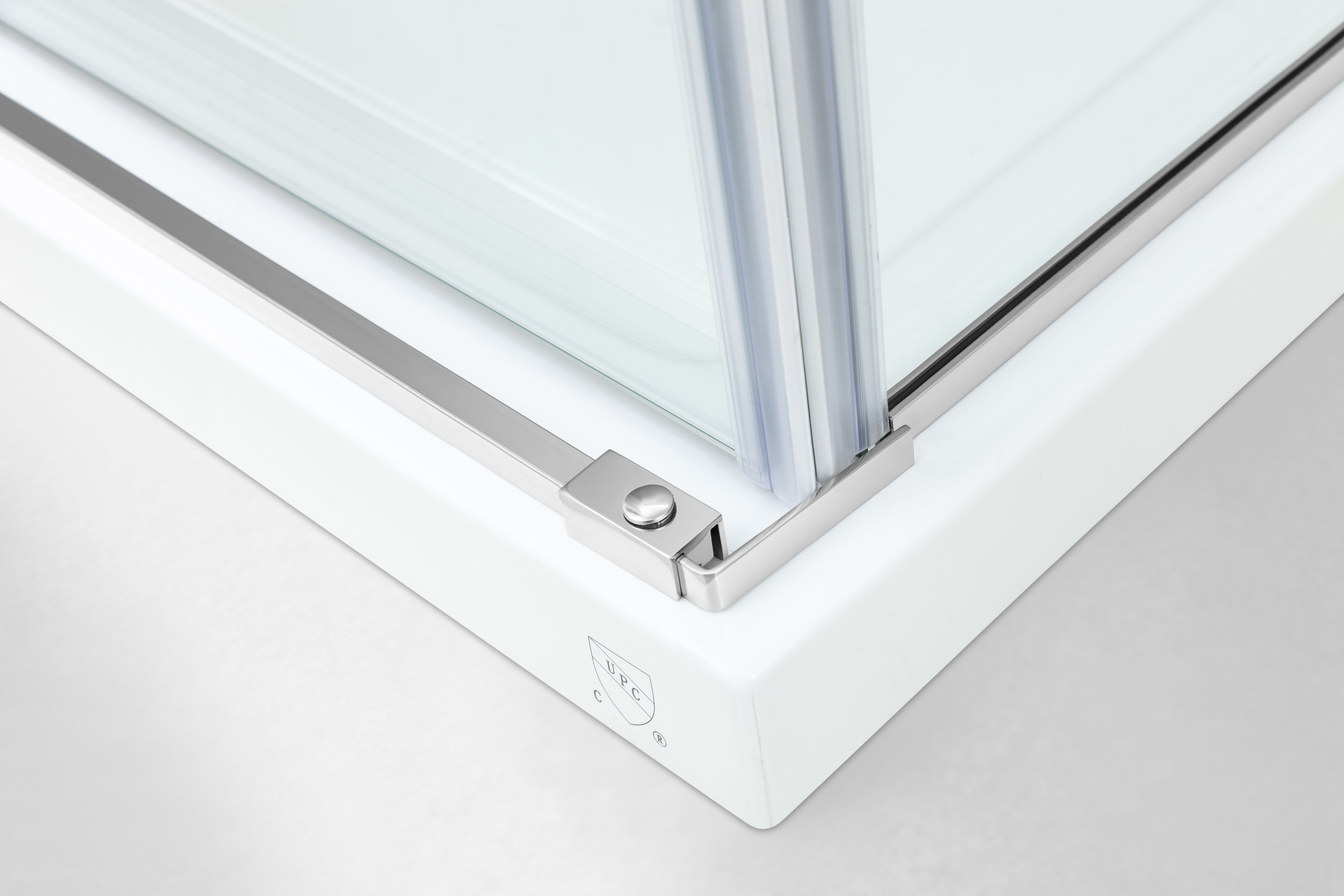 Porte de douche W48 x H78 po. Tube plat