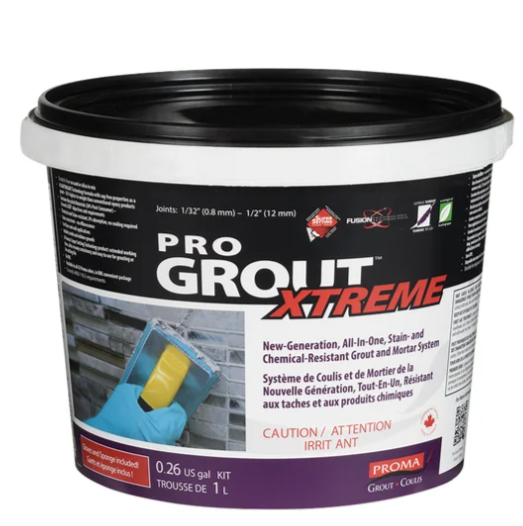 Coulis et mortier époxy Silver 1 Pro Grout Xtreme 1 L