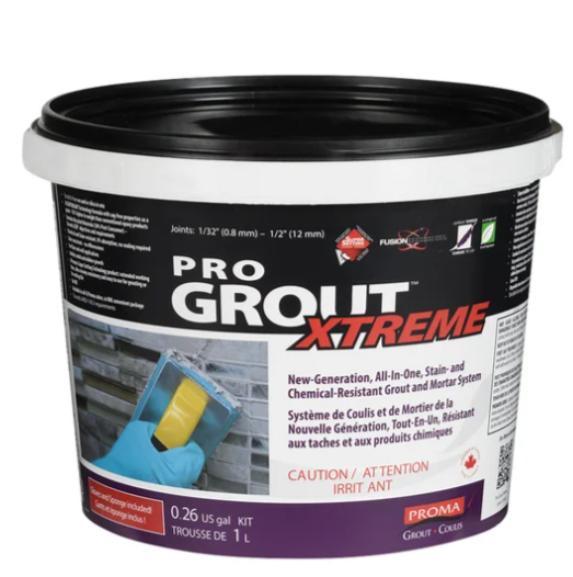 Black Pro Grout Xtreme Epoxy Grout & Mortar 1 L