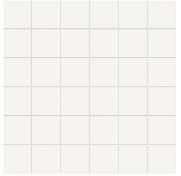 Porcelain Tile Soho Canvas White Glazed Matte Mosaic 2x2 in  9.90 SF Box