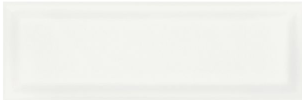 Ceramic Tile Soho Canvas White Beveled Polished 4x12 in 9.69 SF Box