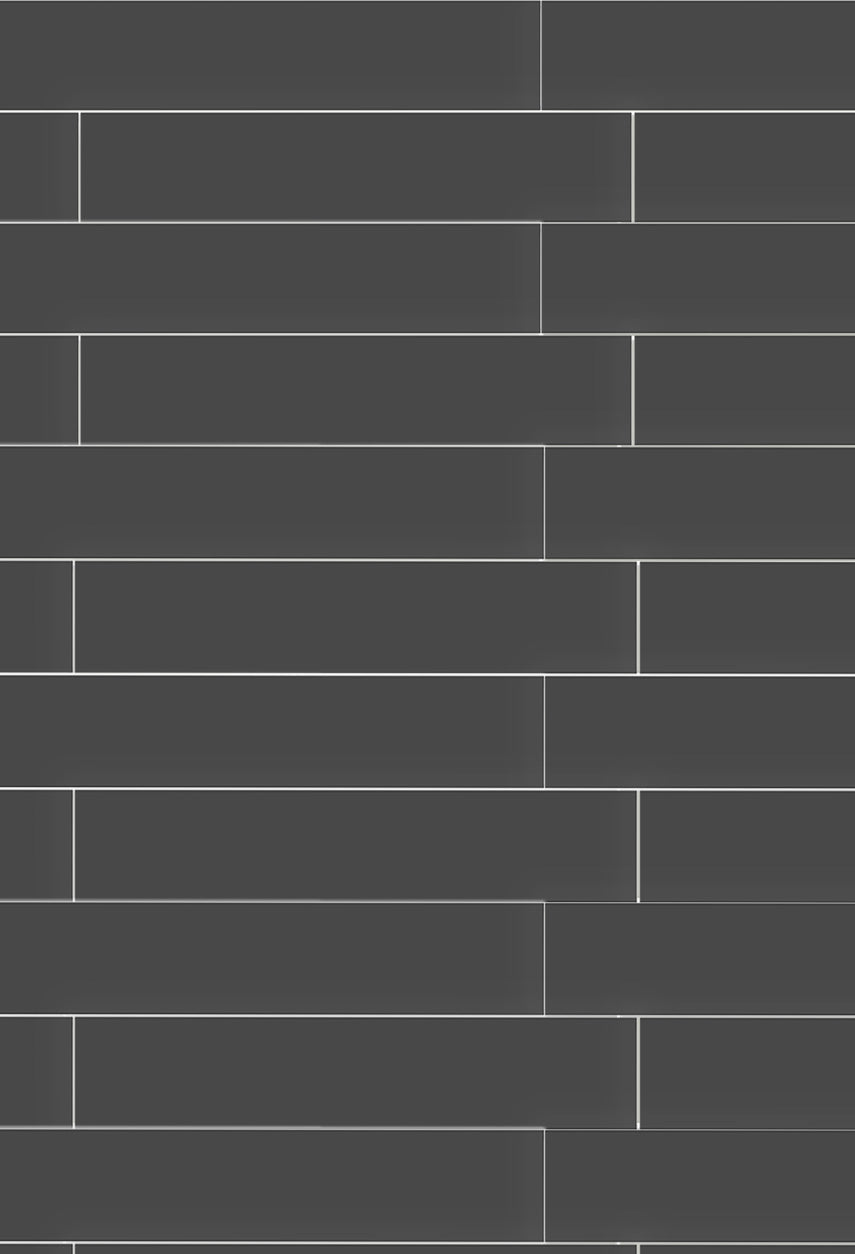 Ceramic Tile Soho Retro Black Polished 2x12 in  7.10 SF Box