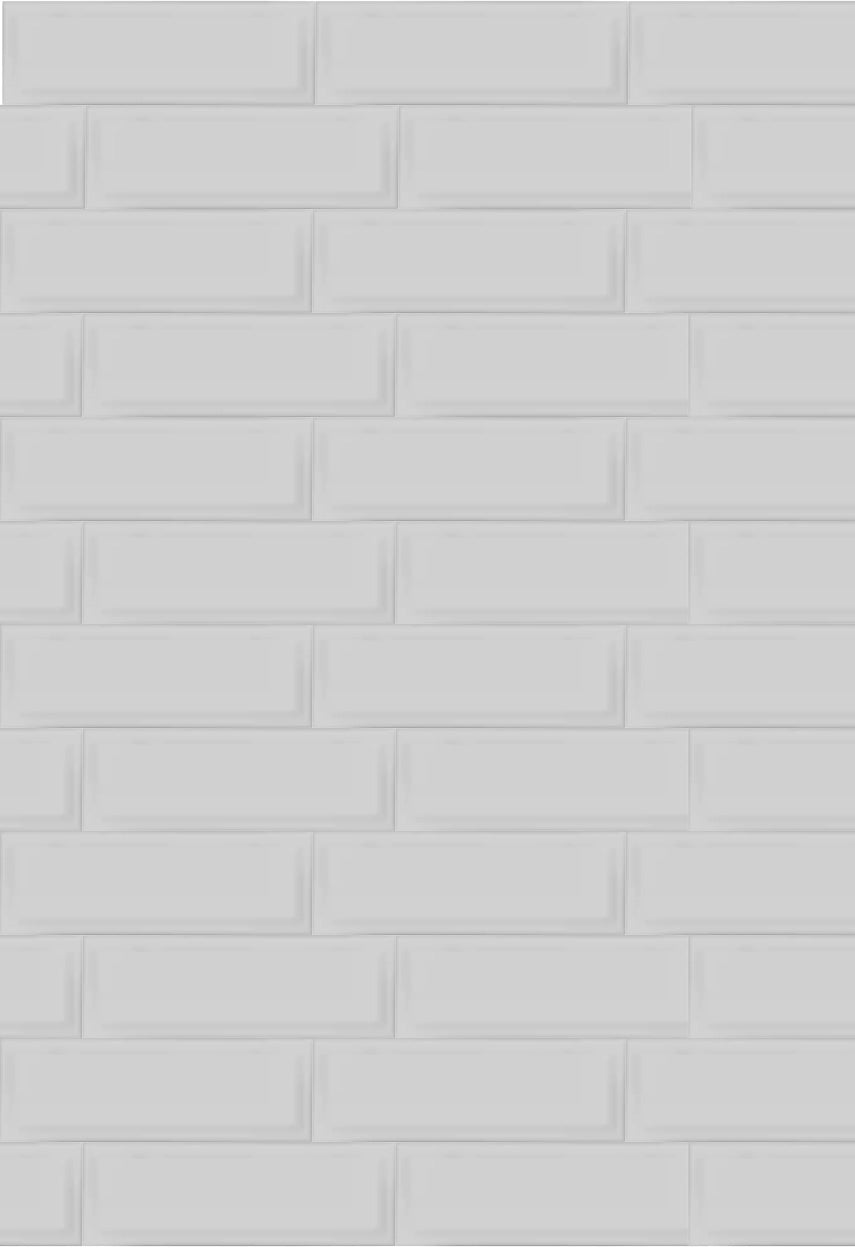 Ceramic Tile Soho Vintage Grey Beveled Polished 4x12 in 9.69 SF Box