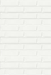 Carreaux de céramique Soho Canvas blancs biseautés et polis 4 x 12 po  boîte 9,69 pi²