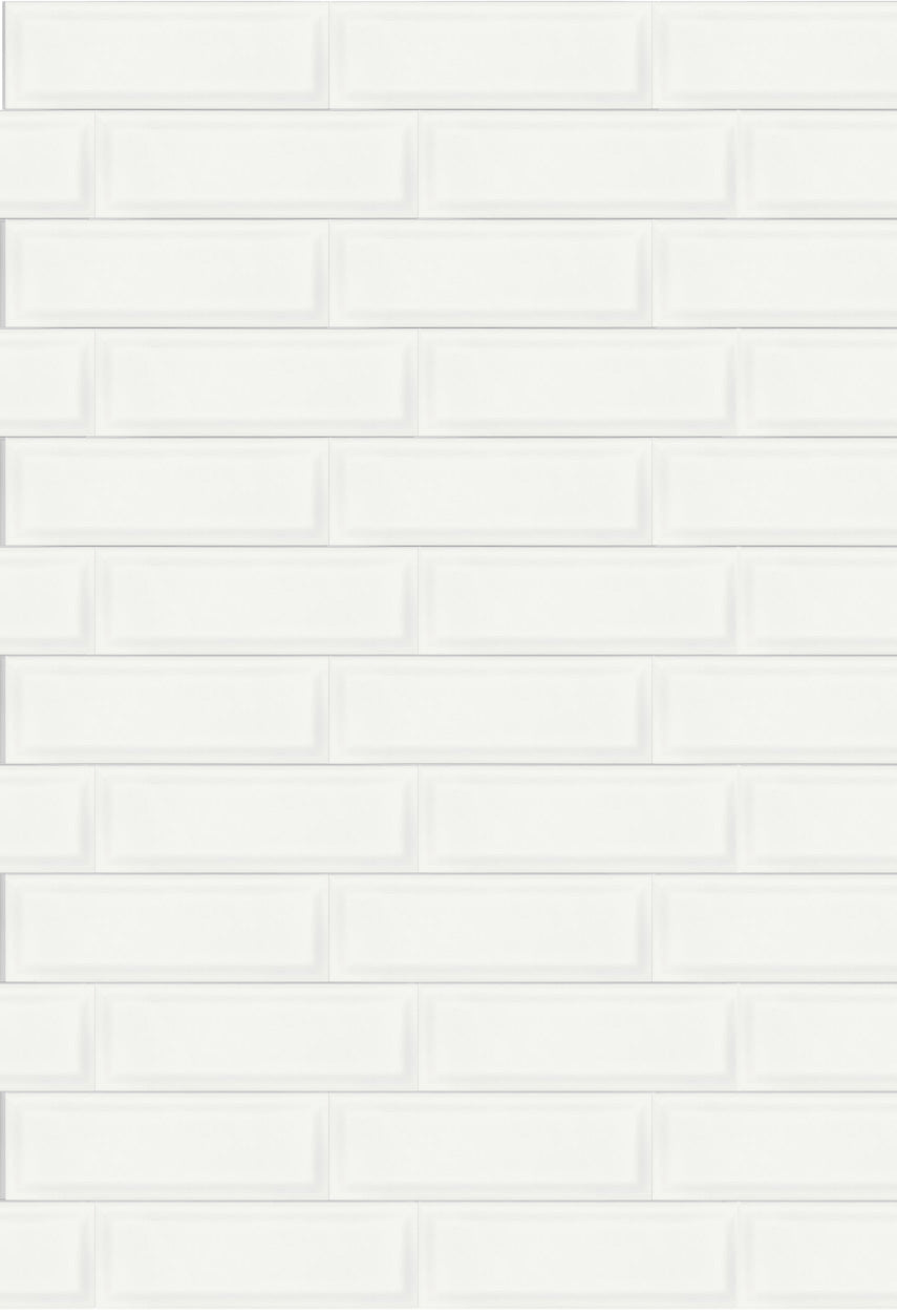 Ceramic Tile Soho Canvas White Beveled Polished 4x12 in 9.69 SF Box