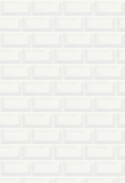 Carreaux de céramique Soho Canvas blancs biseautés et polis, 3 x 6 po, boîte de 10,66 pi²