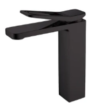 Single Handle Lavatory Faucet Vessel Matte Black