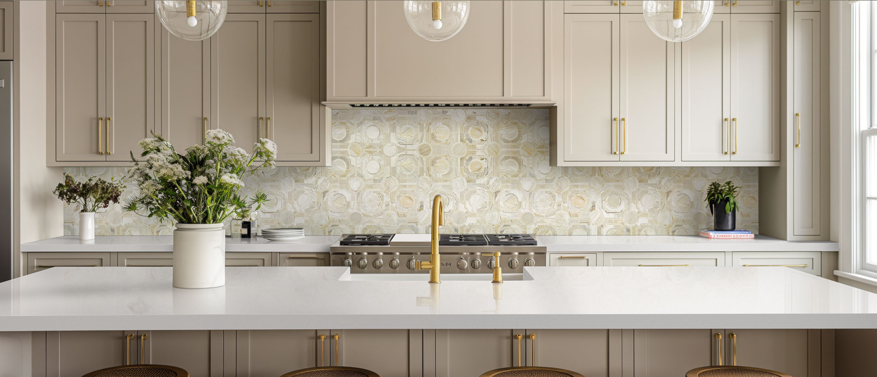 Countertop Quartz 2cm - 3cm Frost White MSI