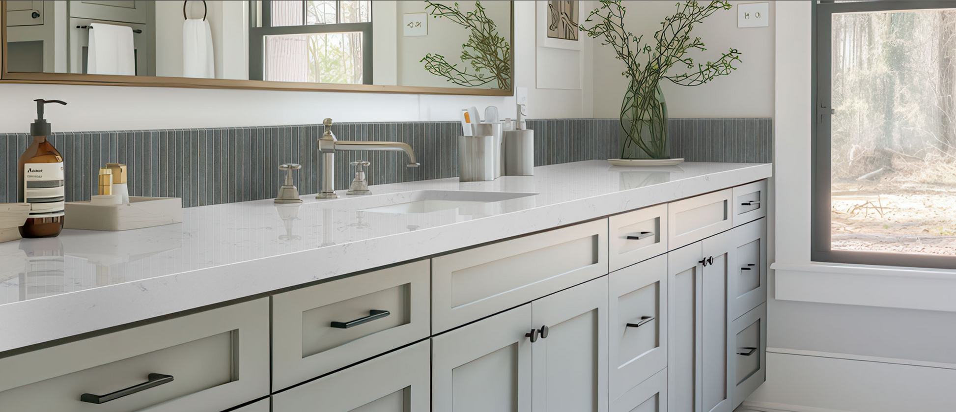 Countertop Quartz 2cm - 3cm Carrara Morro MSI