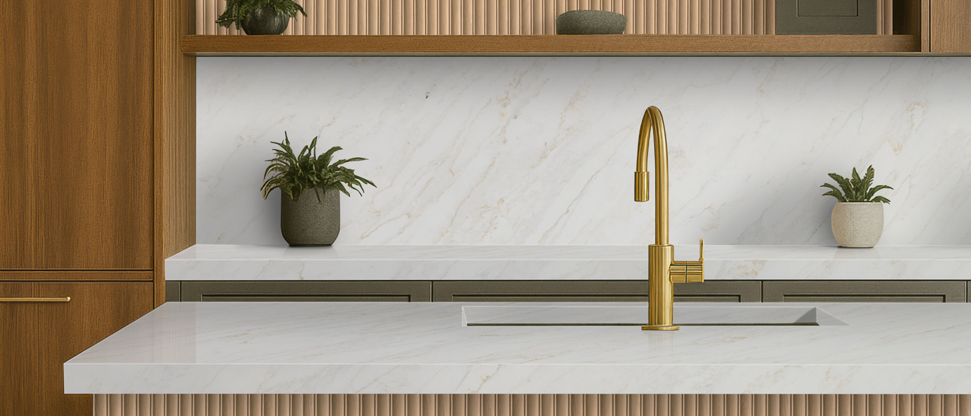 Countertop Quartz 2cm-3cm Calacatta Premata MSI