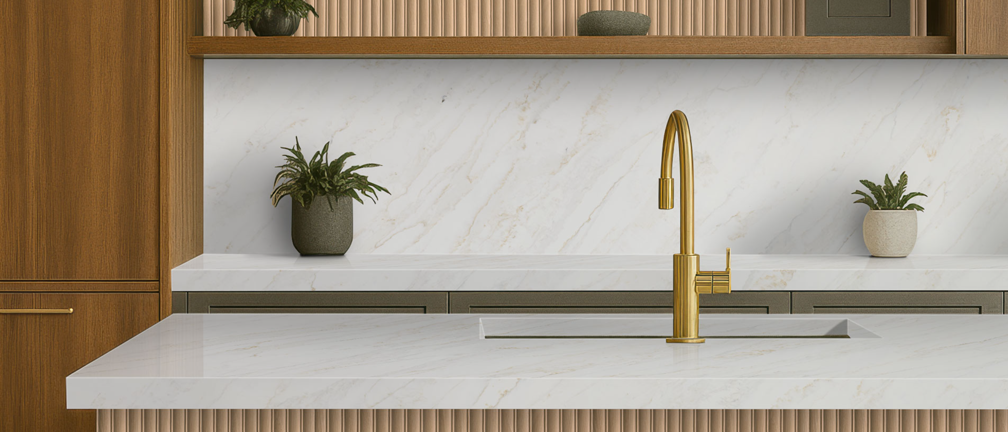 Countertop Quartz 2cm-3cm Calacatta Premata MSI