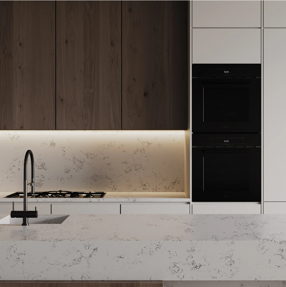 Countertop Quartz 2cm - 3cm TCE 4024 Carrara Bianca 63x126 in.