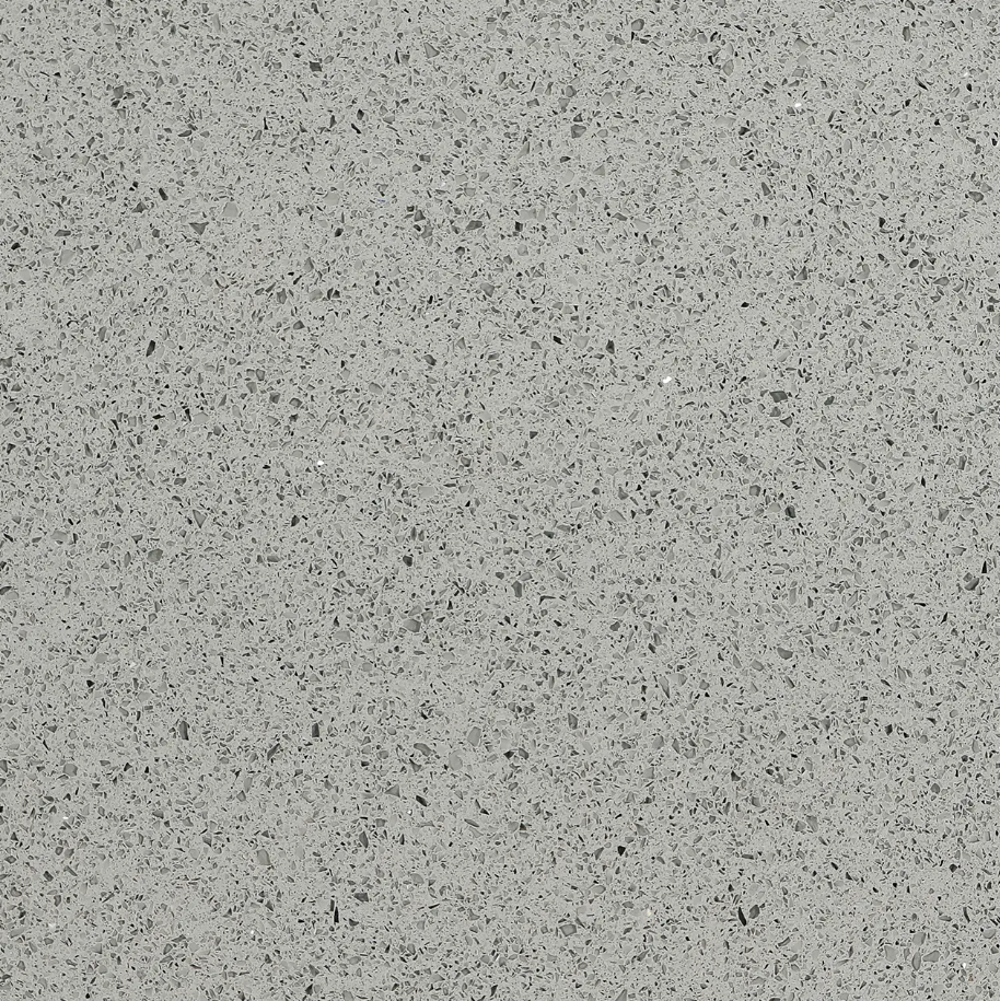 Countertop Quartz 2cm - 3cm TCE 2016 Crystal Grey 63x126 in.