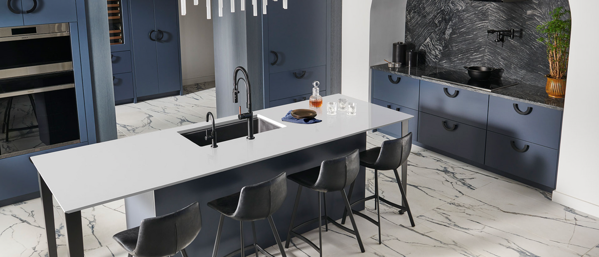 Countertop Quartz 2cm - 3cm Stellar White MSI.