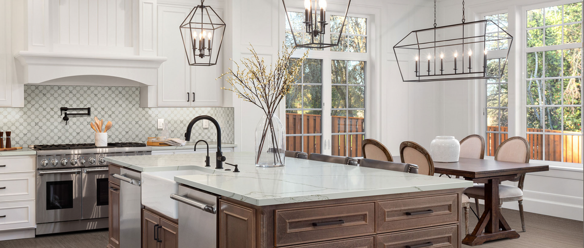 Countertop Quartz 2cm - 3cm New Calacatta Laza Gold MSI.