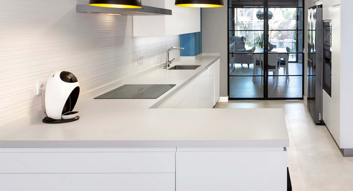 Slab Porcelain Techlam - Basic Ice 20mm.