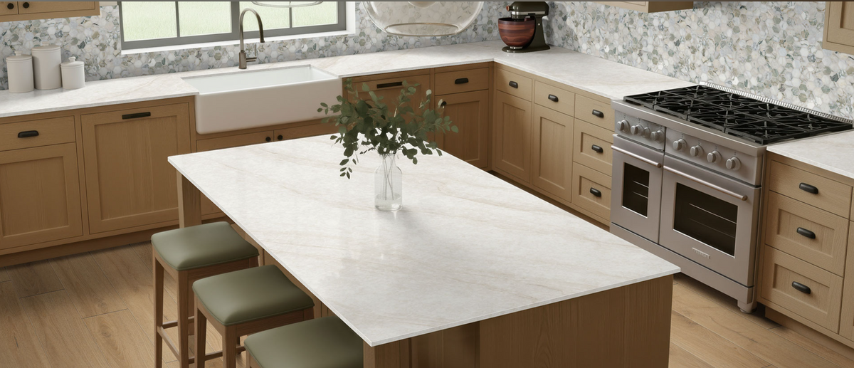 Countertop Quartz 2cm - 3cm IvoriTaj MSI.