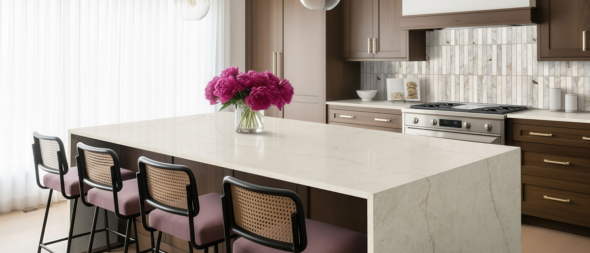 Countertop Quartz 2cm - 3cm SoliTaj Brushed MSI.