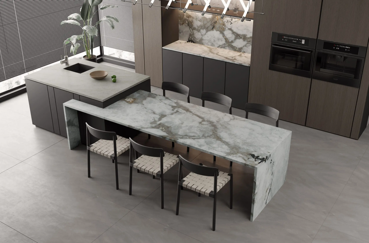 Countertop Quartz Prime Stone 2cm - 3cm GENESIS – Cristallo 63.5x127 in.