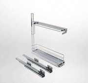 Sliding Basket with Plate Holder.