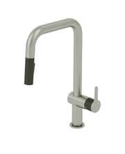 Calozy single-handle kitchen faucet with pull-down, 2-function spray head / 2 Colors.