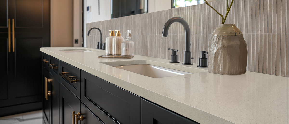 Countertop Quartz 2cm - 3cm Bayshore Sand 126x63 MSI.