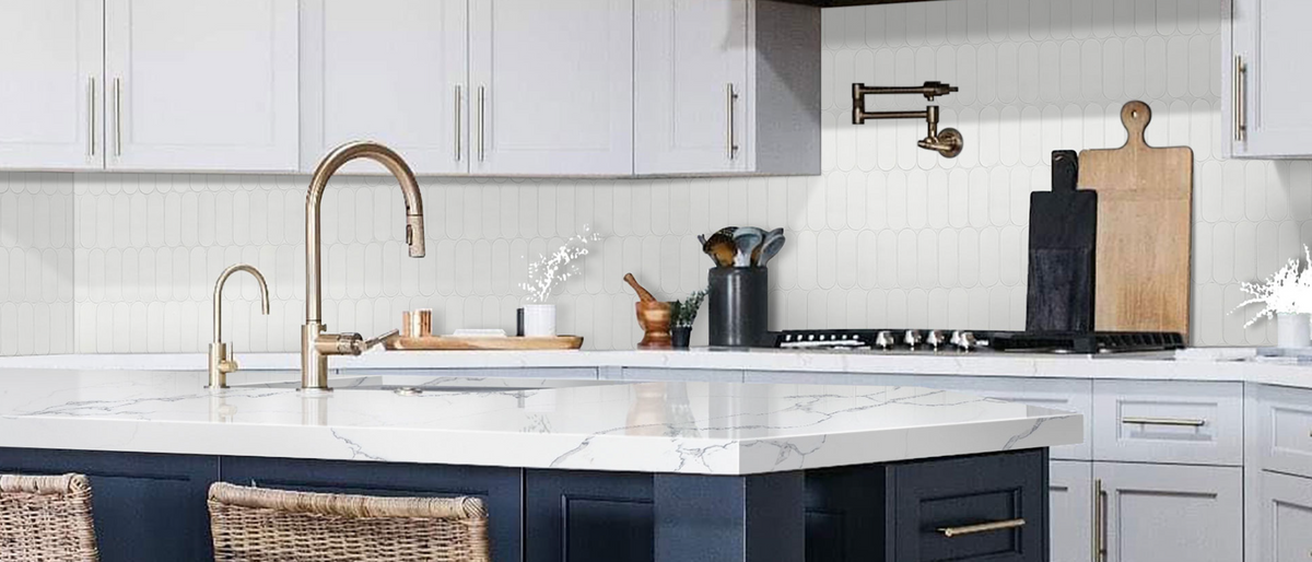 Countertop Quartz 2cm - 3cm Statuary Classique 127x64 MSI.