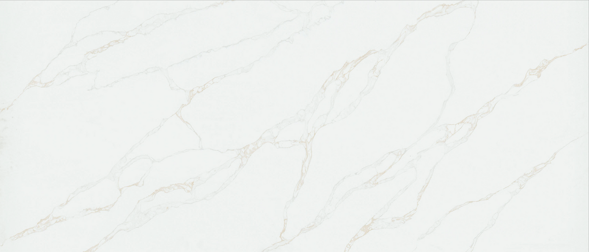 Countertop Quartz 2cm - 3 cm Calacatta Rivessa 139x80 MSI.