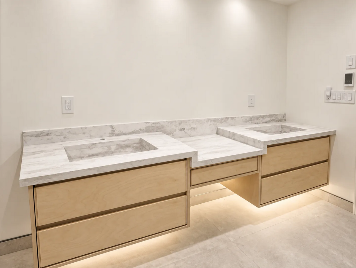 Countertop Quartz 2cm - Double 2cm, 5024, 126 x 63.