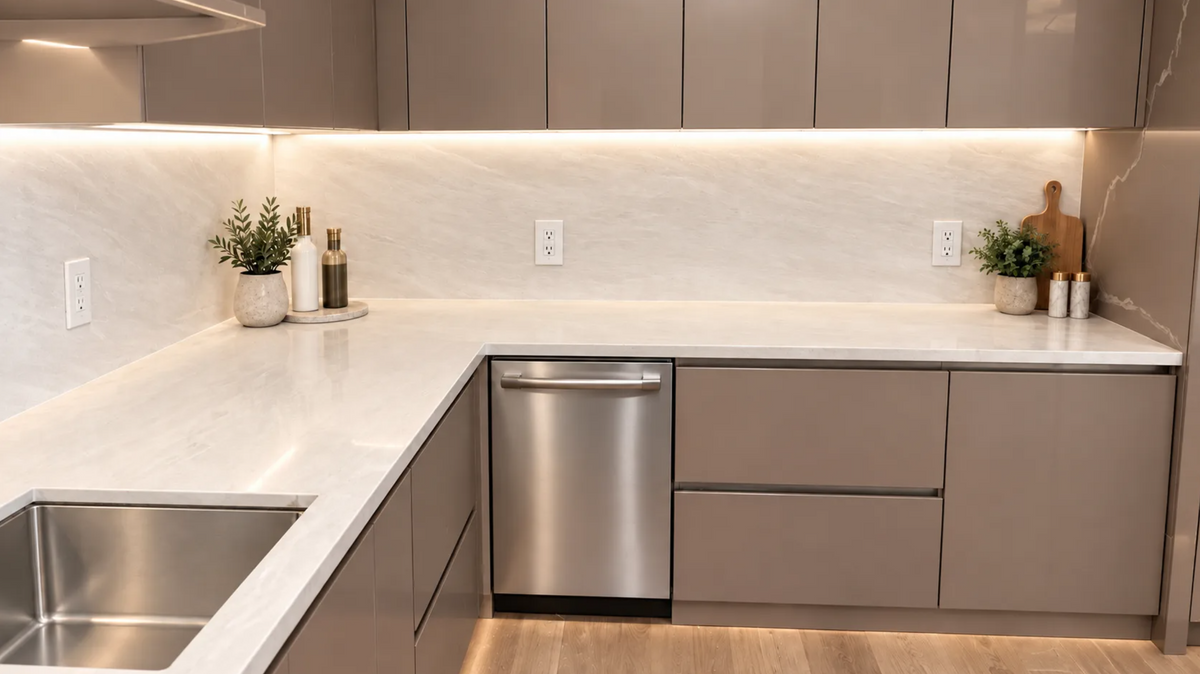 Countertop Quartz 2cm - Double 2cm, 6243, 126 x 63.