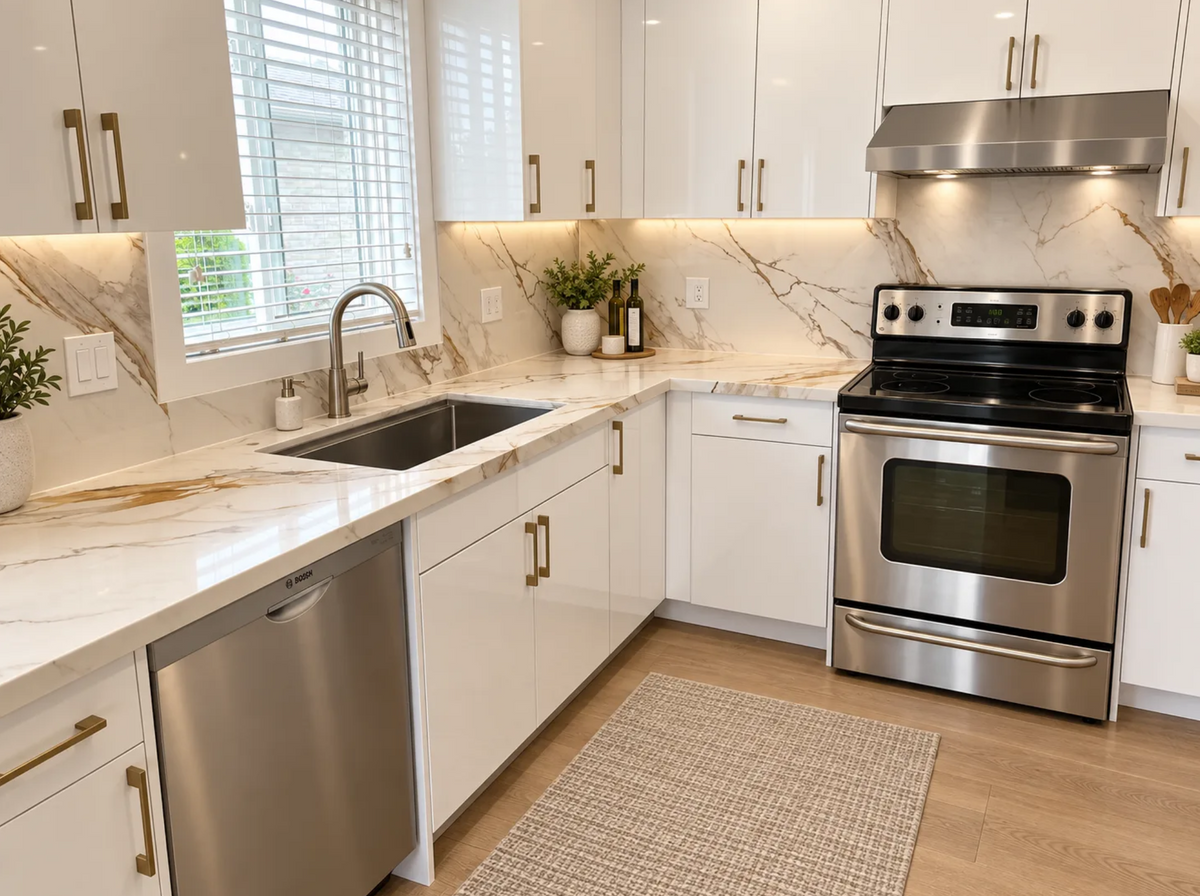 Countertop Quartz 2cm - Double 2cm, 6857, 126 x 63.