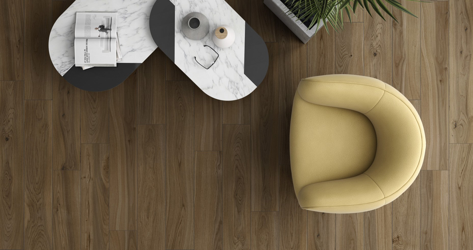 Ceramic Tile Ess. Miro Terra Wood Style 8x48 in 18.00 SF Box