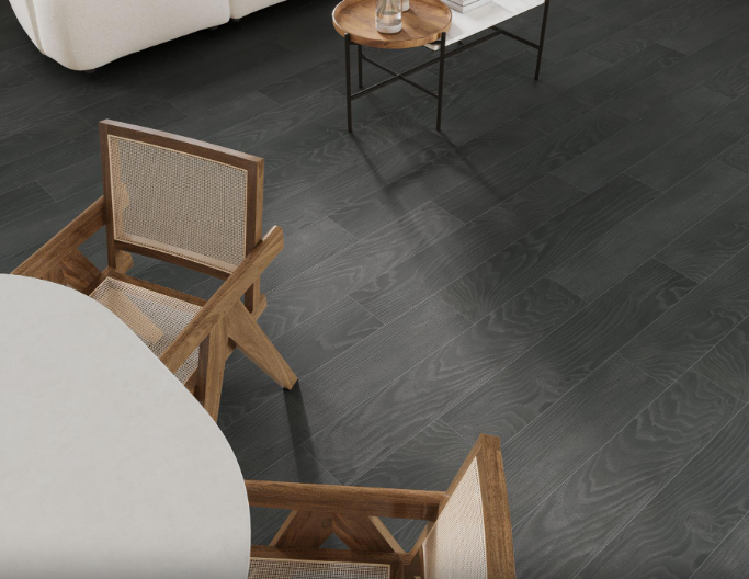 Carreau de céramique Eternity Negro Matte 8x48 po, boîte de 18 pi²