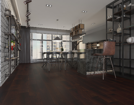 Engineered Wood A.B.W. Herringbone Character Chocolate 5 in 20.18 SF Box