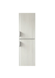 Side Cabinet 55 in 2 Doors White.
