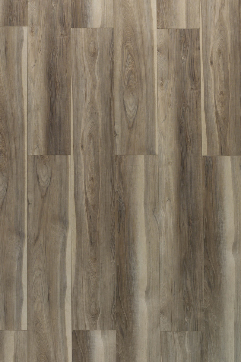 SPC Vinyl Flooring - 6mm (4.5+1.5 Membrane) Smoked Brown 30.10 SF Box