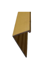 Metal Trim 4 1/2 in 8 feet Matte Brushed Gold