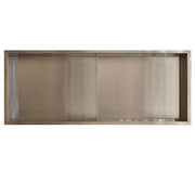 Shower Niche 24x12x4 Shelf Stainless Steel.