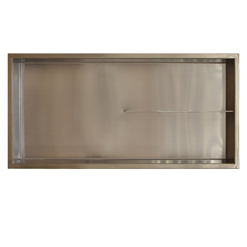 Shower Niche 24x12x4 Horizontal Shelf Stainless Steel