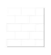 Ceramic Tile Mg White Ice Matte 4x16 in 15.33 SF Box 4x16 in