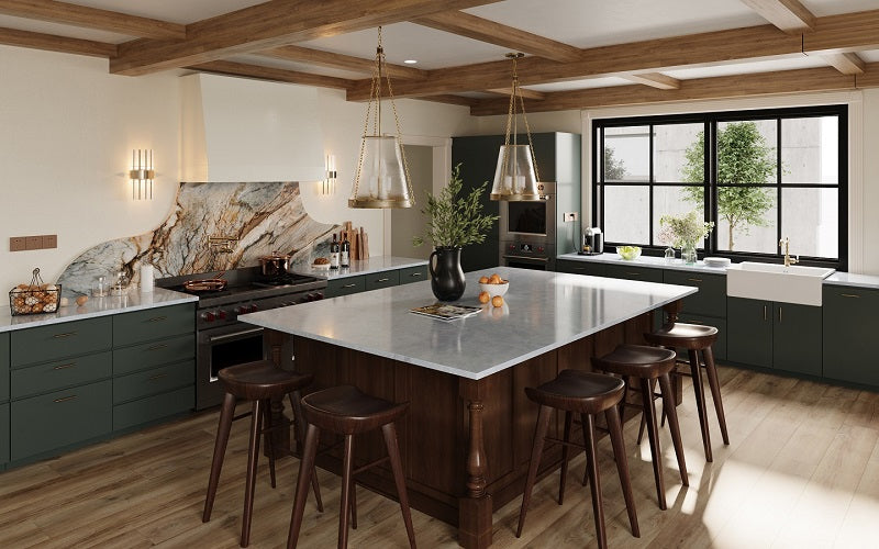 Comptoir Quartz 2cm - 3cm LXHA Crystallo Glacé PC 63X130