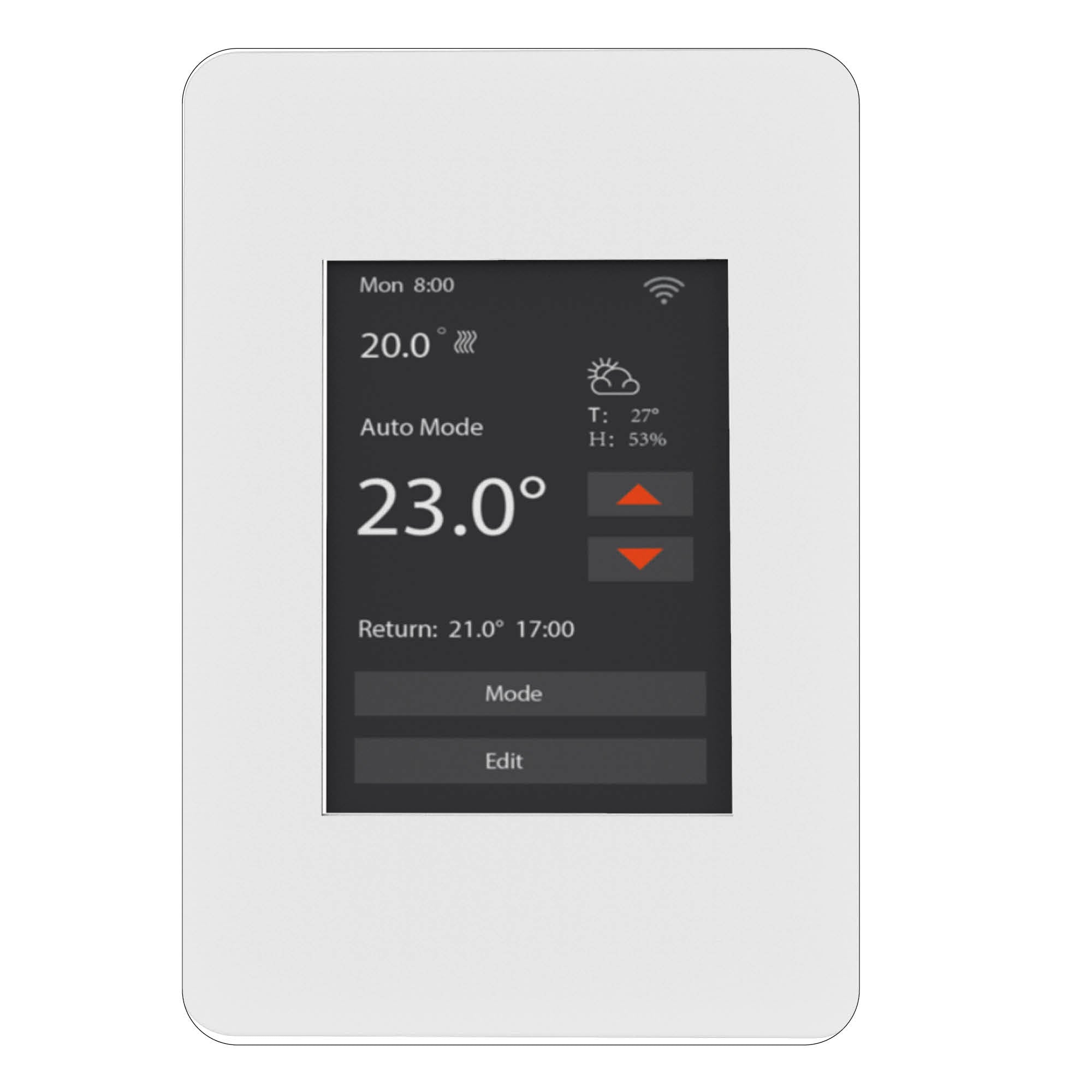 Thermostat intelligent Drexma-WiStat, programmable et tactile 2,4 GHz et 5 GHz