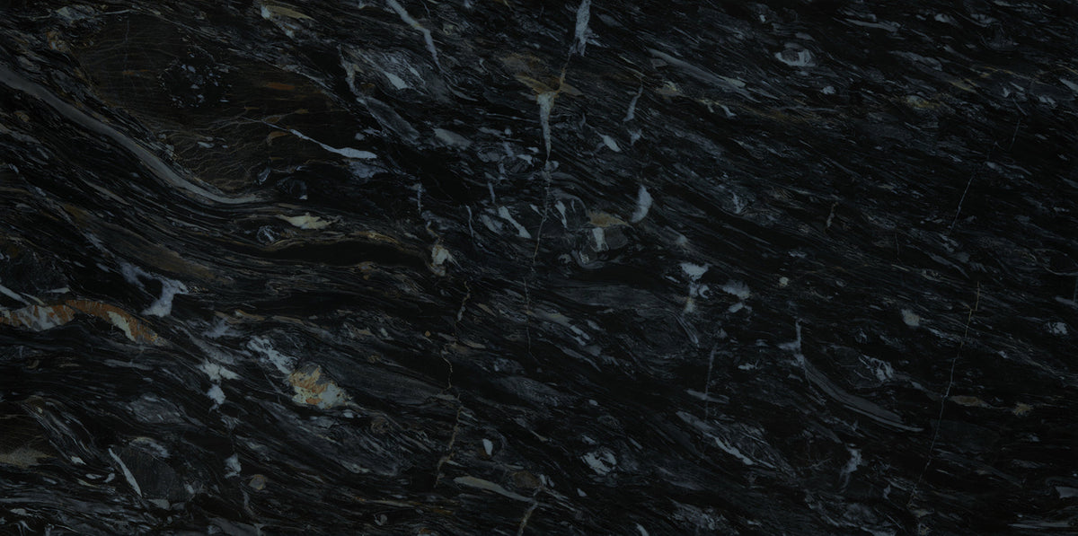 Porcelain Slab Techlam - Black Falls 12mm.