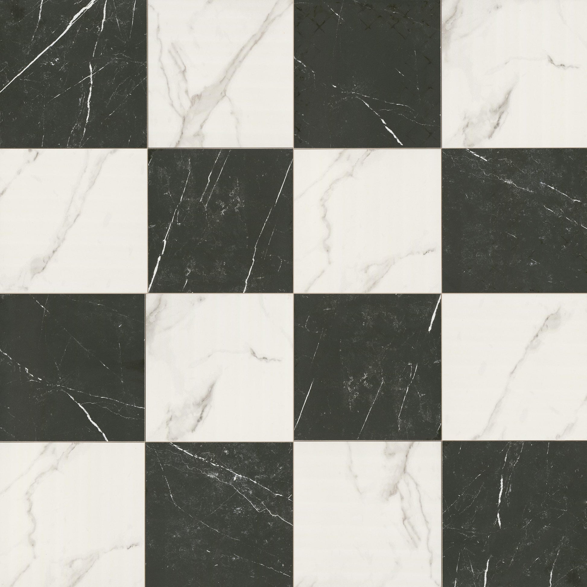 Calacatta marquina Chekered 24x24 matte