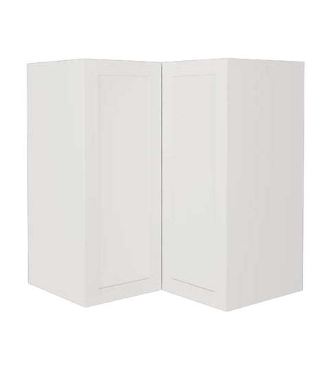 Armoire de cuisine haut en coin haut shaker Blanche mat 24 L x 36 H x 12 ½ P po