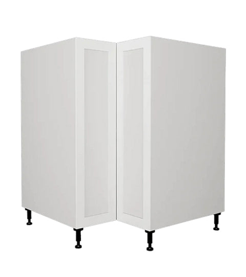 Armoire de cuisine bas en coin shaker  blanc 33 L x 34 3/4 H x 24 P