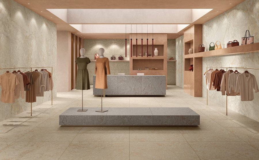 Porcelain Tile AURORA Collection available in 2 Sizes, 3 Colors and 1 Finish.