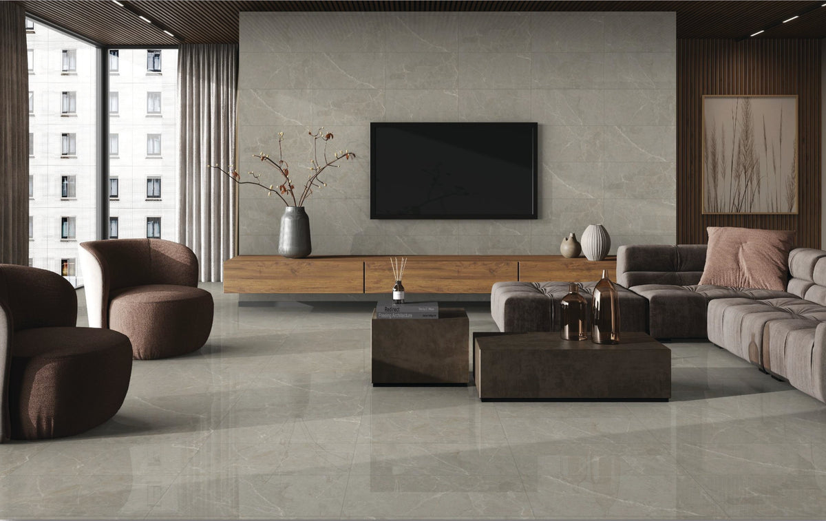 Porcelain Tile FROSTED Collection 24x24 in 2 Colors 2 Finishs