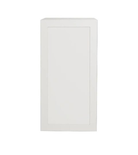Armoire de cuisine haut 1 porte shaker blanc 15 L x 30 H x 12,5 P po