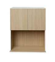 Armoire de cuisine  haut de micro-ondes beauté naturelle 24 L x 30 H x 15 5/8 P